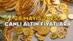 28 MAYIS CANLI ALTIN FİYATLARI 2025 || Gram altın ve çeyrek altın fiyatları bugün ne kadar, kaç TL?