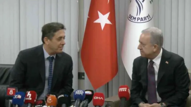 Ankara'da bayramlaşma! DEM Parti'ye ilk ziyaret MHP'den