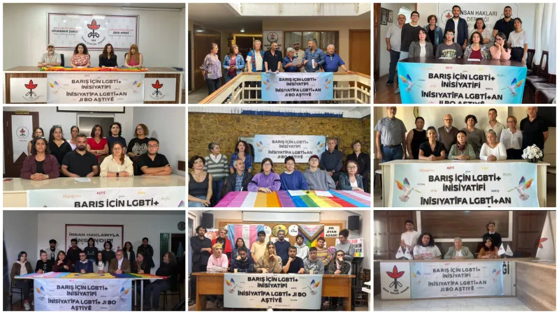 LGBTİ+'lardan Barış Çağrısı: 9 Şehirde Eş Zamanlı Açıklama!