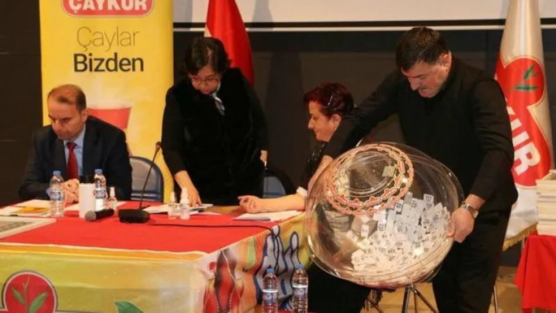ÇAYKUR’da kura çekim süreci tamamlandı