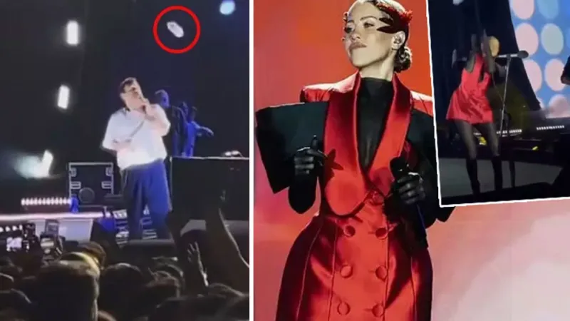 Derya Uluğ ve Murat Dalkılıç'a Şanlıurfa konserinde şişe fırlattılar!