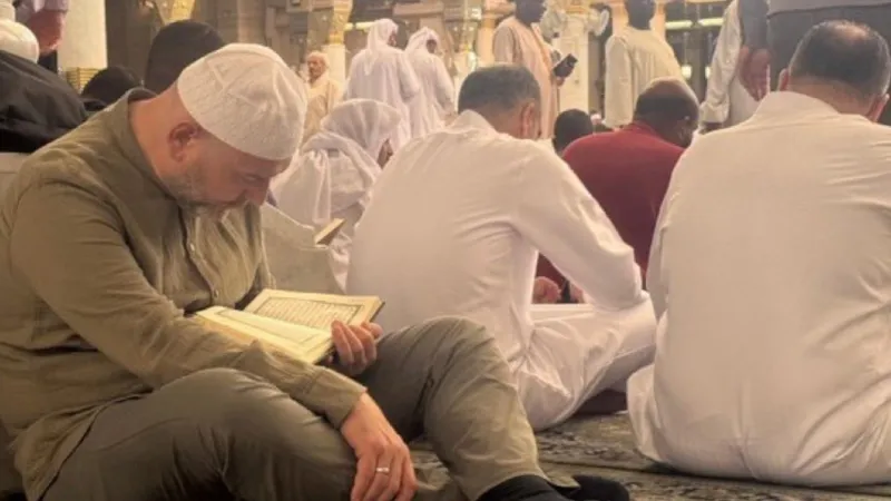 Görüntüler sosyal medyada gündem oldu: Süleyman Soylu, 'Hacı' oldu