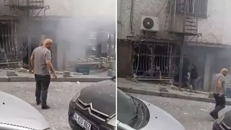 İstanbul'da büfede patlama!