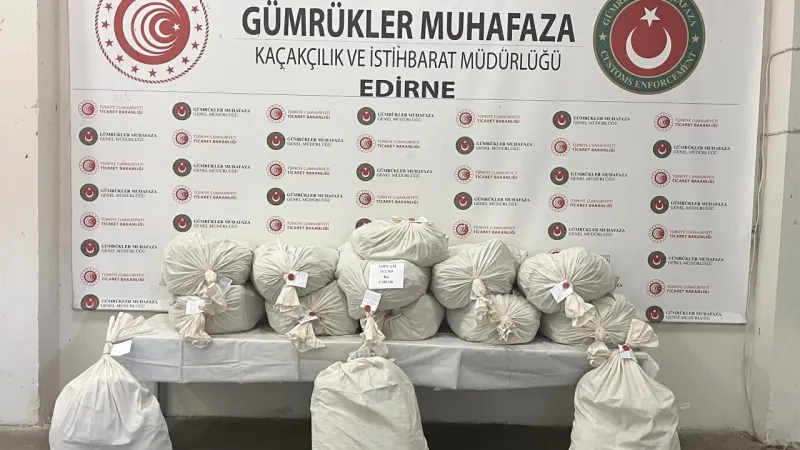 Kapıkule'de 212 kilo uyuşturucu ele geçirildi