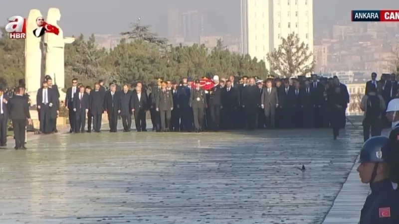 Mustafa Kemal Atatürk’ün vefatının 87. yıl dönümü: Devlet erkanı Anıtkabir'de