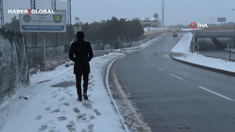 Ankara'da Bir Haftada Dört Mevsim: Kar Yağışı ve Bahar Havası