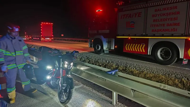 Balıkesir'de Feci Motosiklet Kazası! Olay Yerinde Can Verdi