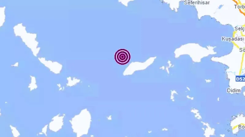 Ege'de Korkutan Deprem! 4.0 Şiddetinde Sarsıntı