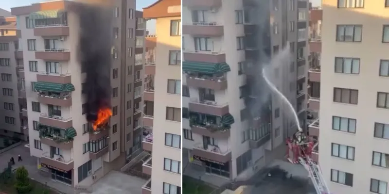 Bursa'da Ocak Kabusu! Yemek Unutuldu, Ev Alevlere Teslim