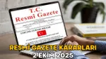 RESMİ GAZETE KARARLARI 2 EKİM 2025 || Resmi Gazete’de bugün neler var?