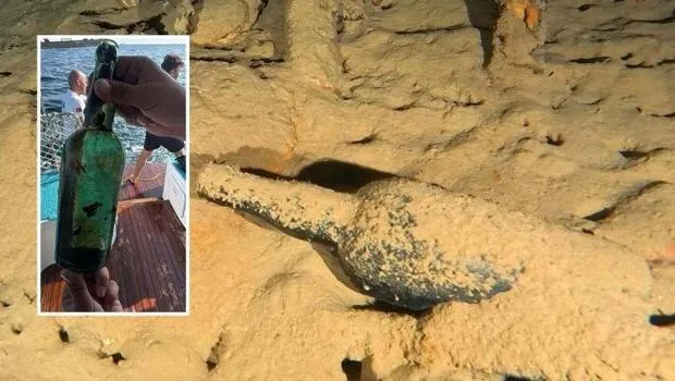Gelibolu'da Savaş Batığından Çıkan 110 Yıllık Şarap Şişesi! Şoke Etti!