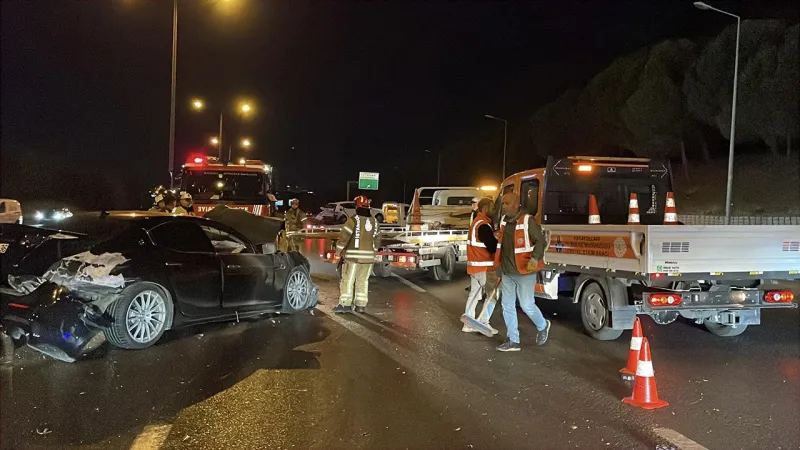 TEM'de Şok! Kazaya Karışıp Otomobilini Bırakıp Kaçtı!