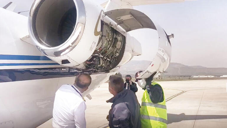 Bakan Pakdemirli’nin uçağı 10 bin metreden acil inişe geçti