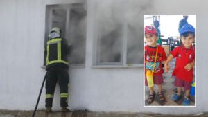 Manisa’nın Kula ilçesinde çıkan yangında 3 yaşındaki ikizler hayatını kaybetti